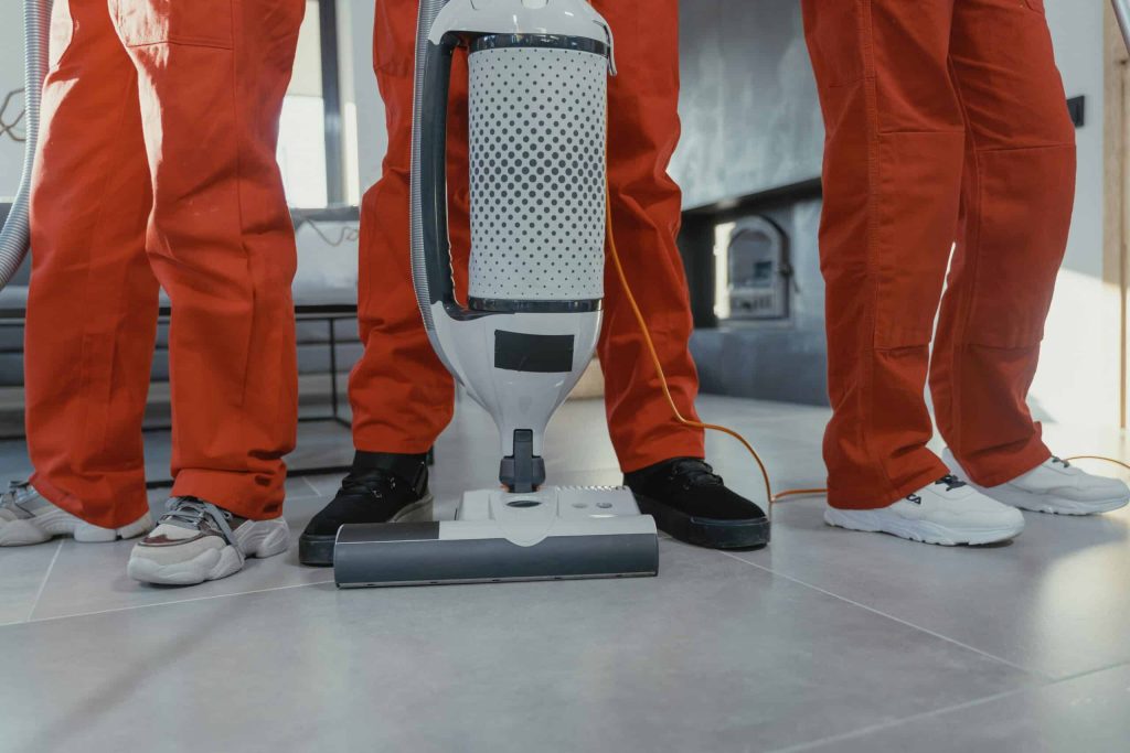Deep cleaners ready to work